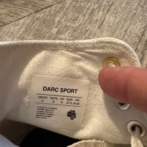 Darc Sport Walk 1 White High-Top Sneakers - Picture 4 of 6